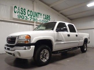 2005 gmc 2500hd duramax diesel allison auto crew leather 6cd xm 1 owner clean!