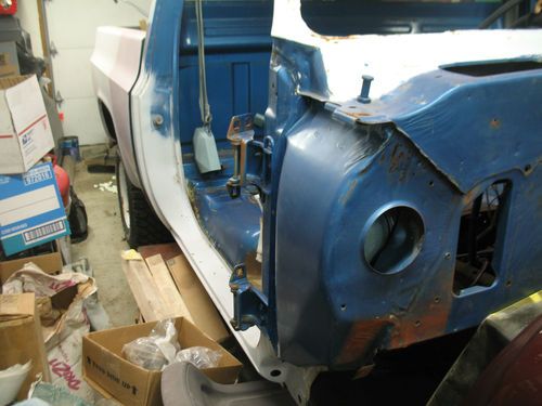 1978 chevy gmc k1500 garage find restoration project hard work done new parts!!!