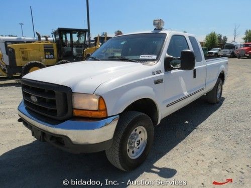 Ford f250 xlt 4x4 pickup truck long bed extended cab ac auto 7.3l powerstroke v8