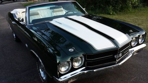 1970 chevelle ss 454 convertible tribute fresh frame up restoration looks new