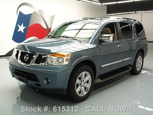 2012 nissan armada platinum sunroof nav dvd 20's 12k mi texas direct auto