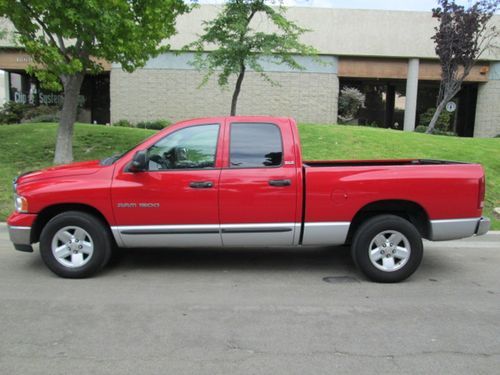 2002 dodge 1500 ram pickup 2wd v8 quad cab 5.9l slt stk# 225530, no reserve