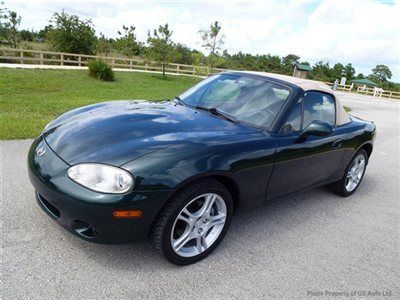 Ls 2004 mazda miata mx-5 convertible low miles 6 speed manual clean carfax deale