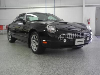 V8 convertible 3.9l hard top black leather low miles chrome wheels