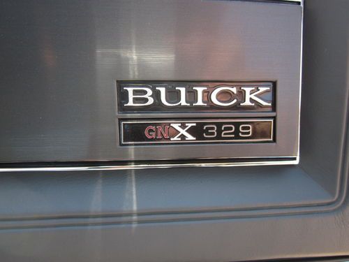 1987 BUICK GRAND NATIONAL GNX 3400 ORIGINAL MILES NUMBERED CAR, image 6