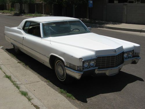 1969 cadillac coupe deville unmolested original runs drives no reserve