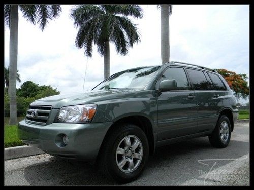 04 highlander limited! awd v6, clean carfax, cd player, no accidents, fl
