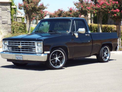 1987 chevy silverado shortbed-california rust free beauty