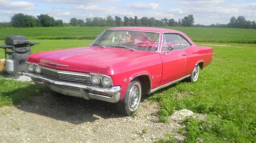 65'  red  2 door hard top