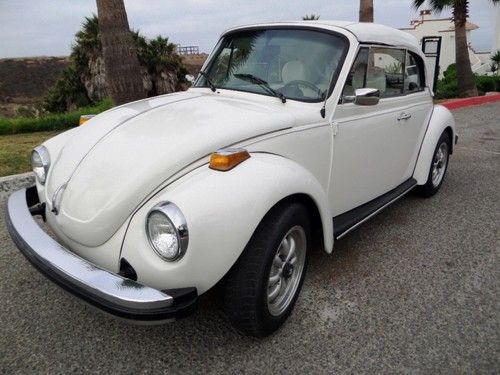 1977 volkswagen super beetle convertible 2-door, dual port, super beetle 1.6l