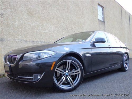 2011 bmw 528i 100k warranty navigation pdc premium package cold weather package