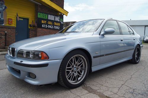2001 bmw m5 sedan 4-door 5.0l 6-speed manual 394 hp nav leather prem sound