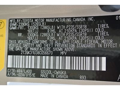 4DR FWD SUV 3.5L CD Traction Control Stability Control Front Wheel Drive ABS, image 31