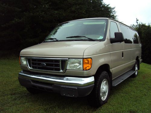 2007 ford e-350 12-pass van 5.4l v8 superduty xlt advancedtrac rsc