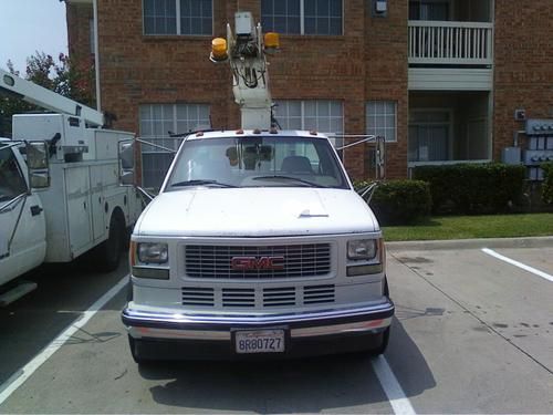 1995 gmc bucket/boom truck battery powered single bucket