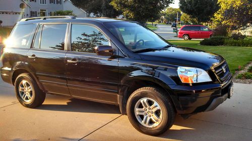 2005 honda pilot ex sport utility 4-door 3.5l, black,