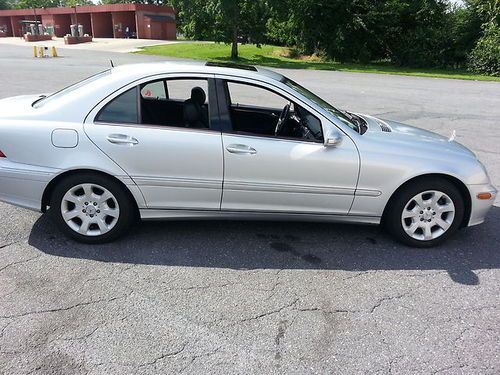 Mercedes-benz c280 4matic sedan 4-door 3.0l awd silver clean perfect beautiful