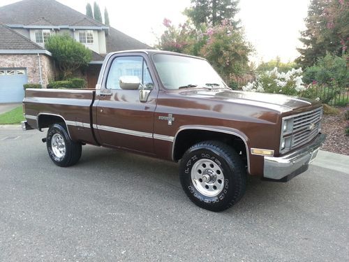 1983 chevy silverado 10 new 6.2 diesel banks turbo 4x4 short bed wow must see