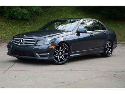 Clean carfax, 2013 mercedes c250 amg, gps nav, rear view camera, heated seats