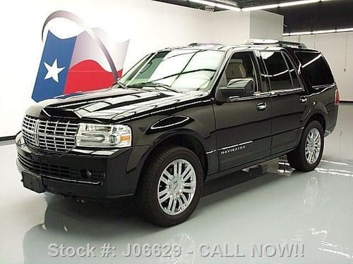 2008 lincoln navigator elite sunroof nav dvd rear cam!! texas direct auto