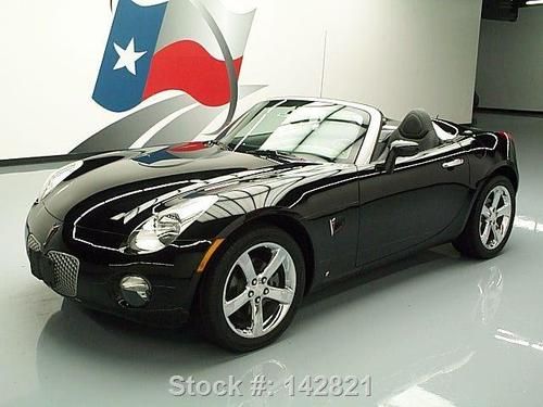 2007 pontiac solstice convertible automatic leather 25k texas direct auto