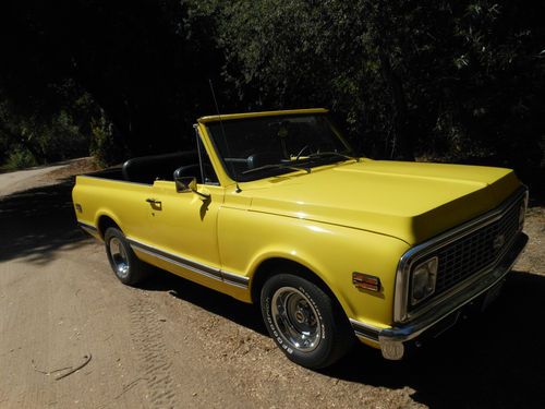 RARE 1972 CHEVY 2 WD BLAZER FULL CONVERTIBLE GREAT DRIVER CONDITION 350 350 DISC, image 16
