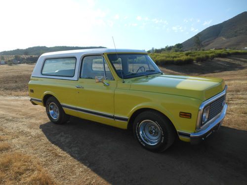 RARE 1972 CHEVY 2 WD BLAZER FULL CONVERTIBLE GREAT DRIVER CONDITION 350 350 DISC, image 19