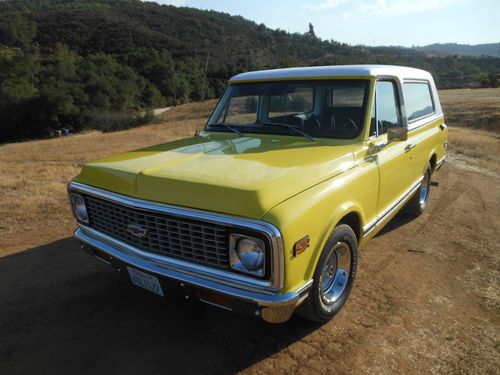 RARE 1972 CHEVY 2 WD BLAZER FULL CONVERTIBLE GREAT DRIVER CONDITION 350 350 DISC, image 23