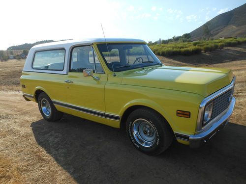 RARE 1972 CHEVY 2 WD BLAZER FULL CONVERTIBLE GREAT DRIVER CONDITION 350 350 DISC, image 24