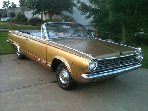 1965 dodge dart gt convertible! no reserve!!!