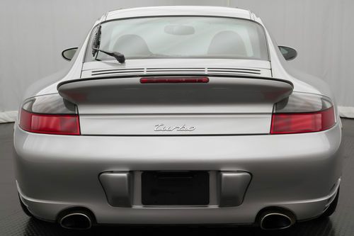 2002 Porsche 911 Turbo Coupe 2-Door Arctic Silver 6-Speed Manual, image 6