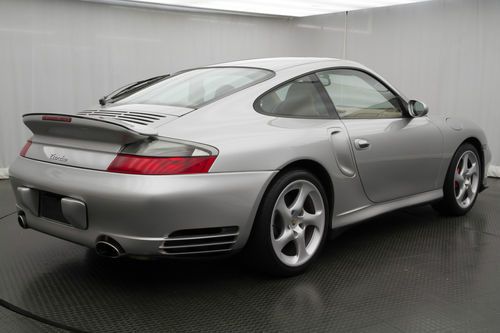 2002 Porsche 911 Turbo Coupe 2-Door Arctic Silver 6-Speed Manual, image 7