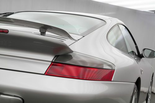 2002 Porsche 911 Turbo Coupe 2-Door Arctic Silver 6-Speed Manual, image 14