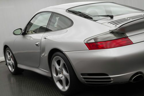 2002 Porsche 911 Turbo Coupe 2-Door Arctic Silver 6-Speed Manual, image 21