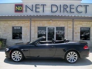 2008 650i black convertible auto heated leather seats
i-drive  netdirecttexas