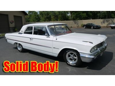 1963 ford galaxie custom two door sedan 351 v8 2 barrel c6 automatic solid!