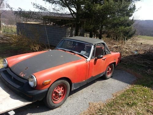 1977 mg midget mk iv convertible 2-door 1.5l