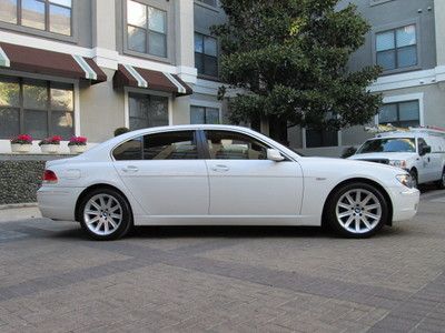 2006 bmw 750li sedan *serviced* navigation *best color combo* sunroof luxury pkg