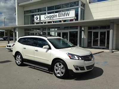 13' traverse diamond white with saddle interior! navigation, dual roofs, camera!