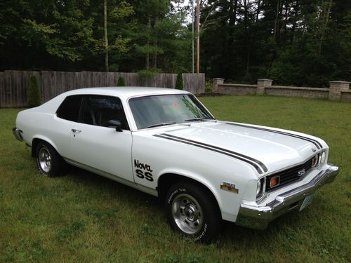 74 nova ss true survivor real ss with gm documentation!!! rare unlike 70