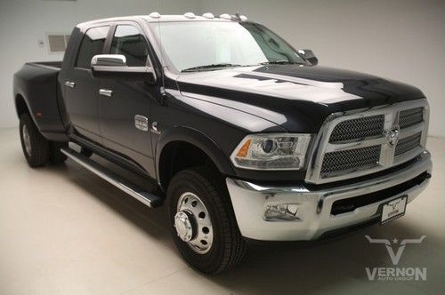 2013 drw laramie longhorn mega 4x4 navigation sunroof leather heated diesel