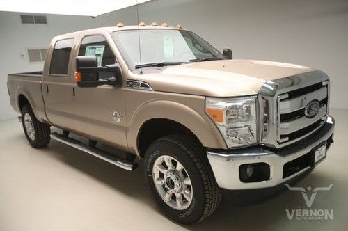 2013 lariat crew 4x4 fx4 navigation sunroof heated leather 20s aluminum diesel