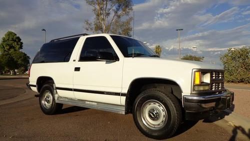 1994 CHEVROLET 4x4 BLAZER 6.5L TURBO DIESEL SUV 1-OWNER RUST FREE CLEAN NR AZ, image 2