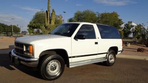 1994 CHEVROLET 4x4 BLAZER 6.5L TURBO DIESEL SUV 1-OWNER RUST FREE CLEAN NR AZ, image 3