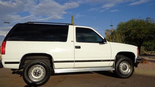 1994 CHEVROLET 4x4 BLAZER 6.5L TURBO DIESEL SUV 1-OWNER RUST FREE CLEAN NR AZ, image 4