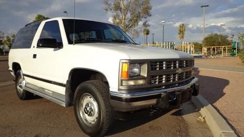 1994 CHEVROLET 4x4 BLAZER 6.5L TURBO DIESEL SUV 1-OWNER RUST FREE CLEAN NR AZ, image 8