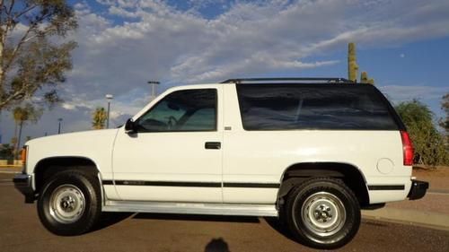 1994 CHEVROLET 4x4 BLAZER 6.5L TURBO DIESEL SUV 1-OWNER RUST FREE CLEAN NR AZ, image 9