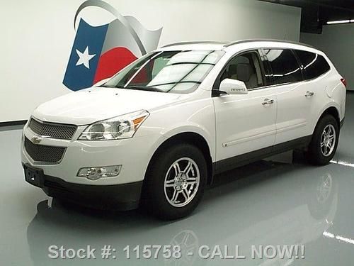 2009 chevy traverse ltz sunroof nav rear cam dvd 60k mi texas direct auto