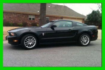 2012 mustang v6 3.7l v6 24v manual rwd coupe leather keyless entry cd black