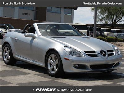 2006 slk280 iridium silver black interior 7 speed automatic 43,800 miles